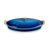 Travessa Oval Para Peixe Azure Blue 34Cm - Le Creuset Travessa Oval Para Peixe Azure Blue 34Cm - Le Creuset